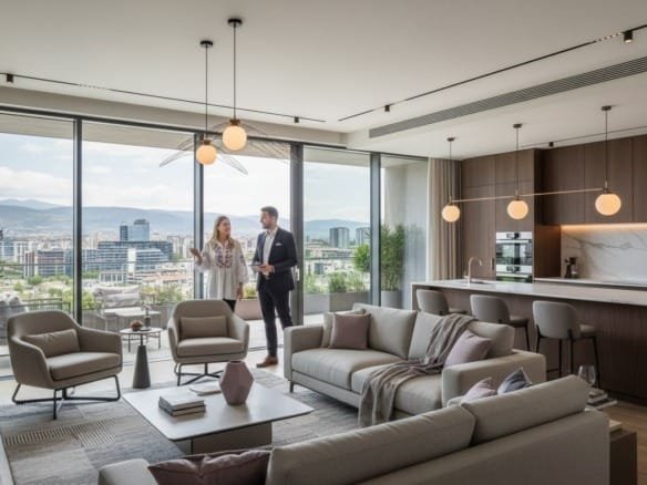 интерьер апартаментов вид