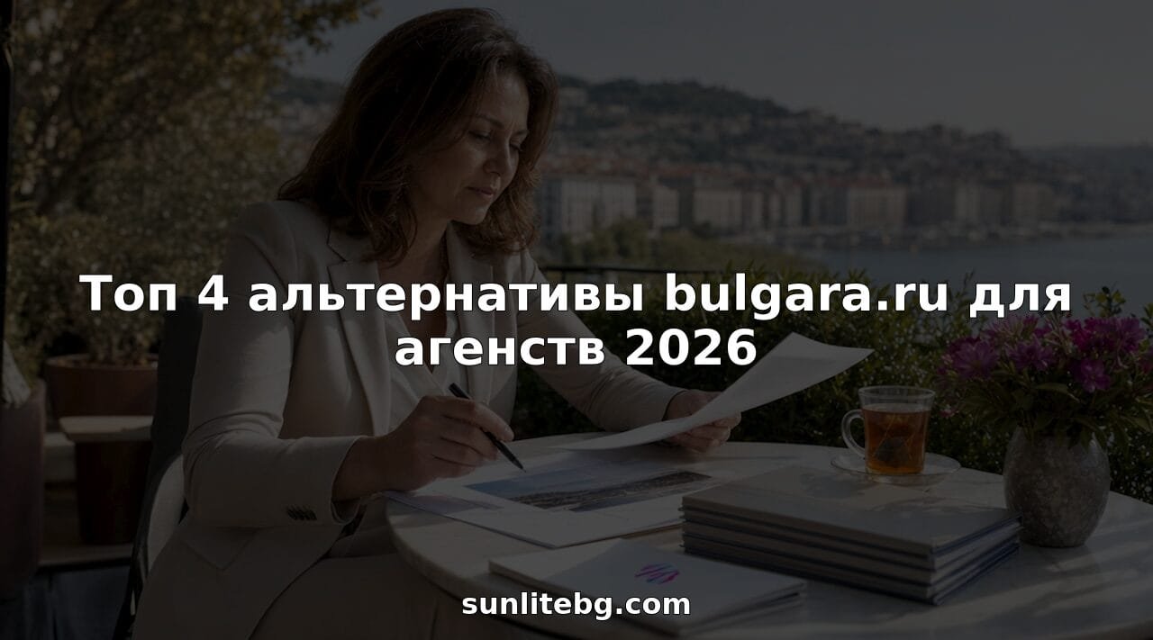 Риэлтор внимательно изучает документы на болгарскую недвижимость.